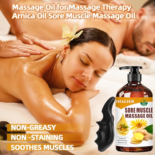 Massage Oil for Massage Therapy,﻿Lavender Oil Roller Ball & Thumb Saver,SPA Relaxing Oil for Soothing,Kit Spa Gifts for Him Her