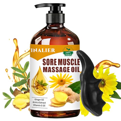 Massage Oil for Massage Therapy,﻿Lavender Oil Roller Ball & Thumb Saver,SPA Relaxing Oil for Soothing,Kit Spa Gifts for Him Her