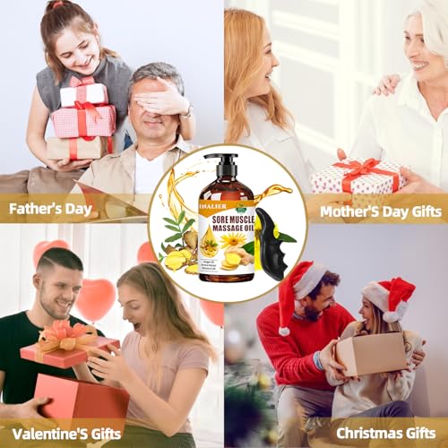 Massage Oil for Massage Therapy,﻿Lavender Oil Roller Ball & Thumb Saver,SPA Relaxing Oil for Soothing,Kit Spa Gifts for Him Her