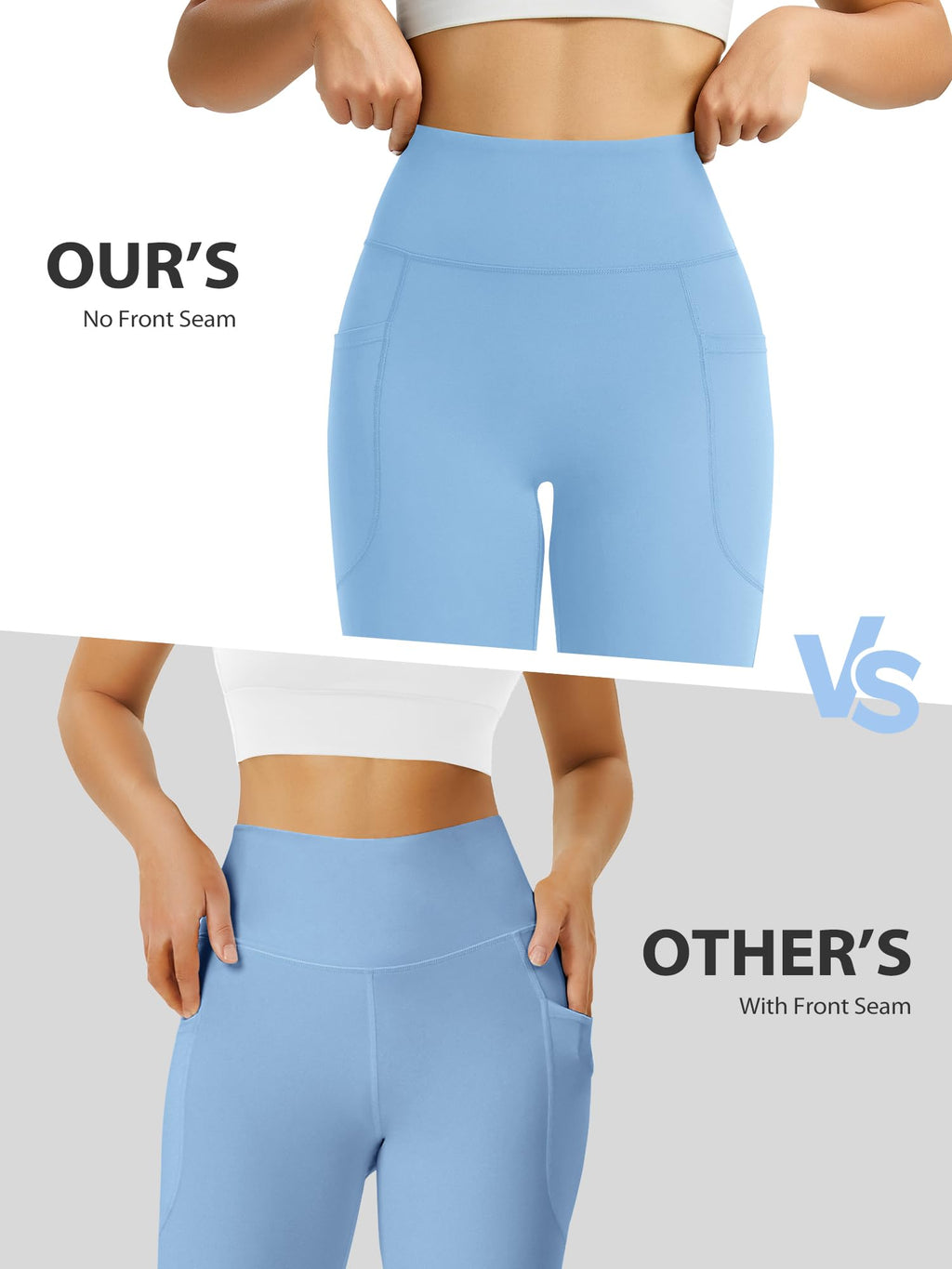 PRETISKY Womens Flared Yoga Pants with Pockets, High Waisted Flare Leggings Bell Bottom Bootcut Yoga Dress Pants