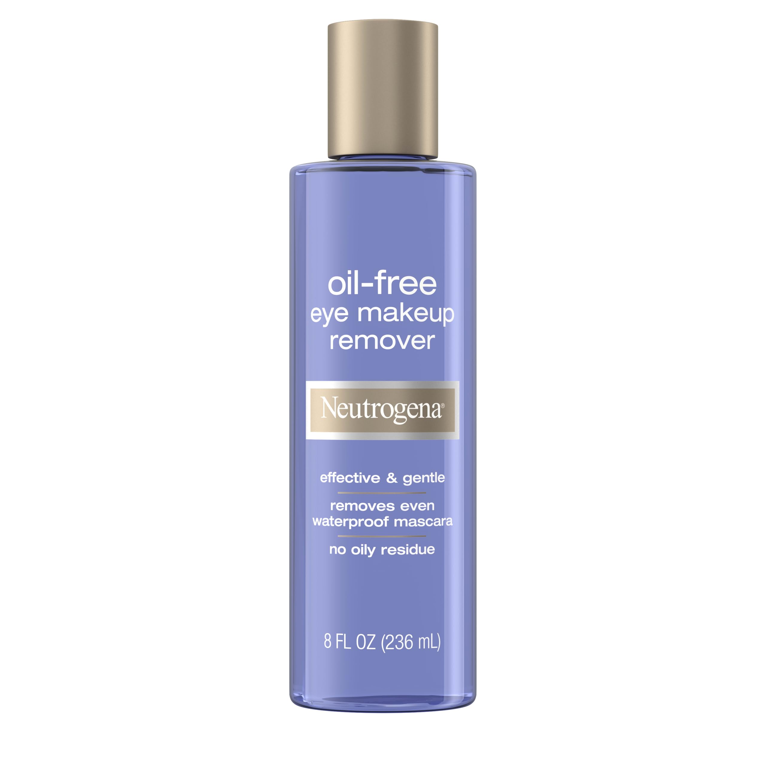 Neutrogena Gentle Oil-Free Eye Makeup Remover & Cleanser for Sensitive Eyes, Non-Greasy Makeup Remover, Removes Waterproof Mascara