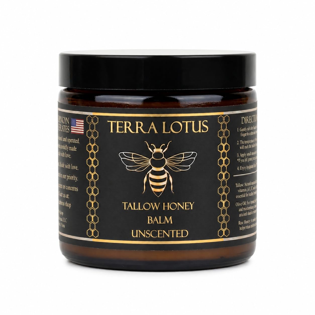 Terra Lotus Organic Grass-Fed Beef Tallow Balm