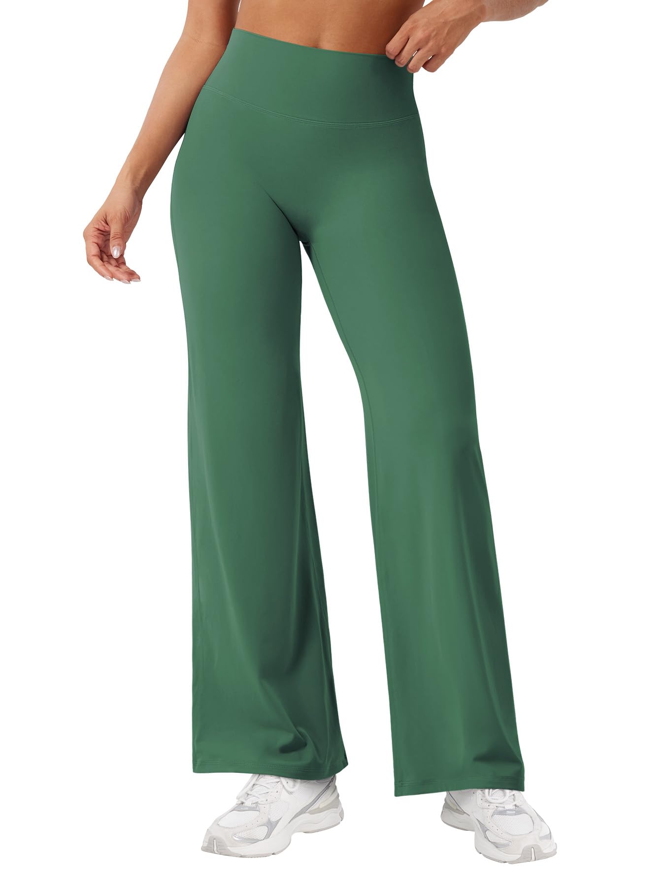 YEOREO Ease Workout Leggings Womens No Front Seam Straight Leggings 29"/ 31.5"/ 33"/ 35" High Waist Buttery Eddiy Yoga Pants