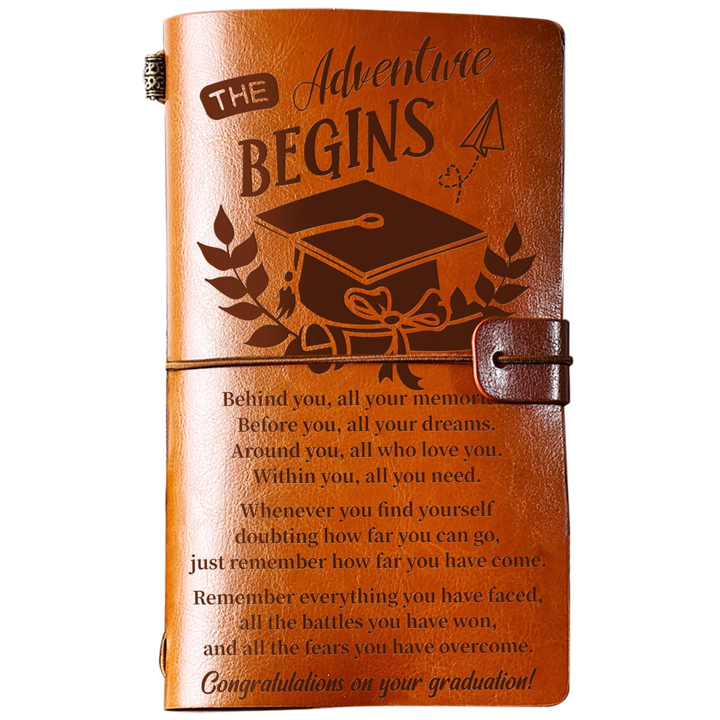 PRSTENLY Graduation Leather Journal