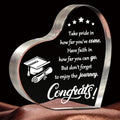 Graduation Gifts, 2026 Graduation Gifts for Her Him - Inspirational Acrylic Keepsake - College High School Graduation Decor, Masters Degree Graduate Gifts