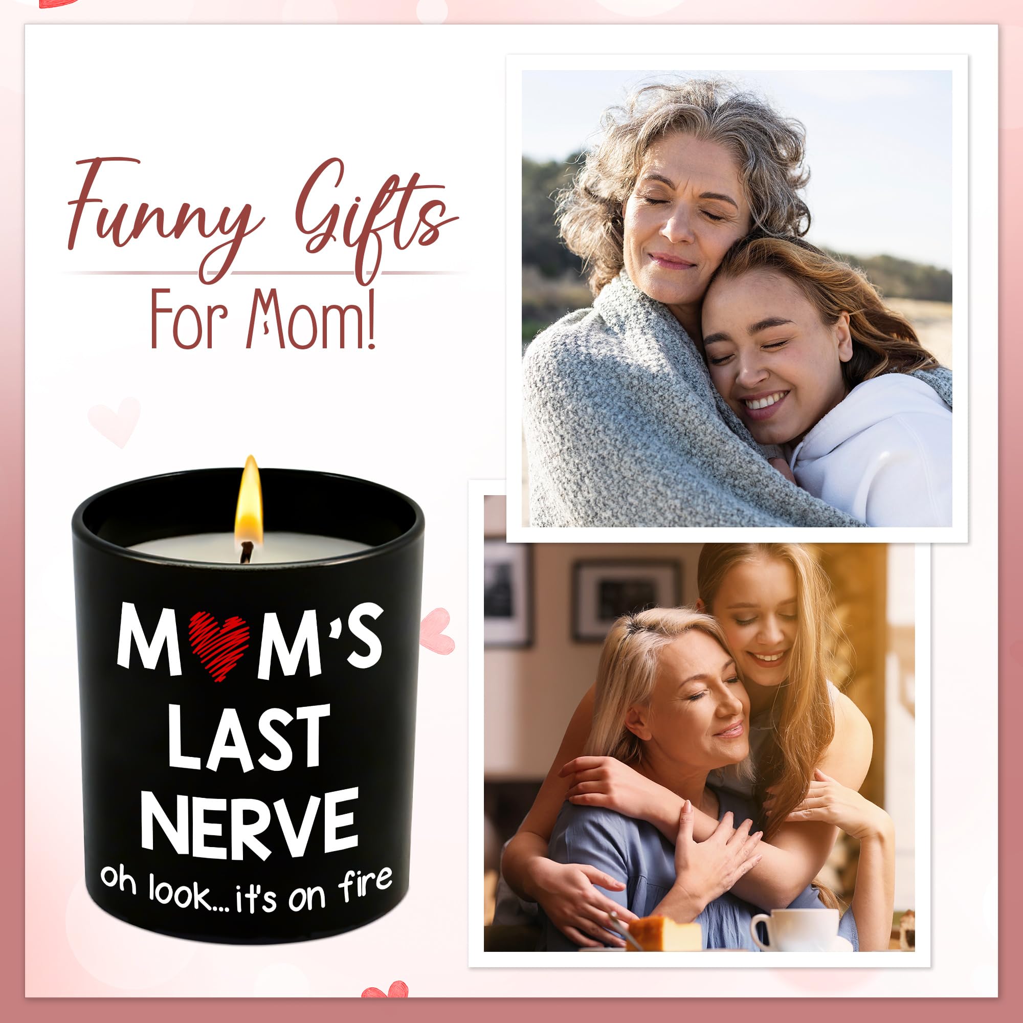 ARVEXO Birthday Mom Gifts from Daughter Son - Long Lasting Vanilla Lavender Candle 10 Oz - Birthday Christmas Funny Gifts for Stepmom Mother-in-Law Grandma