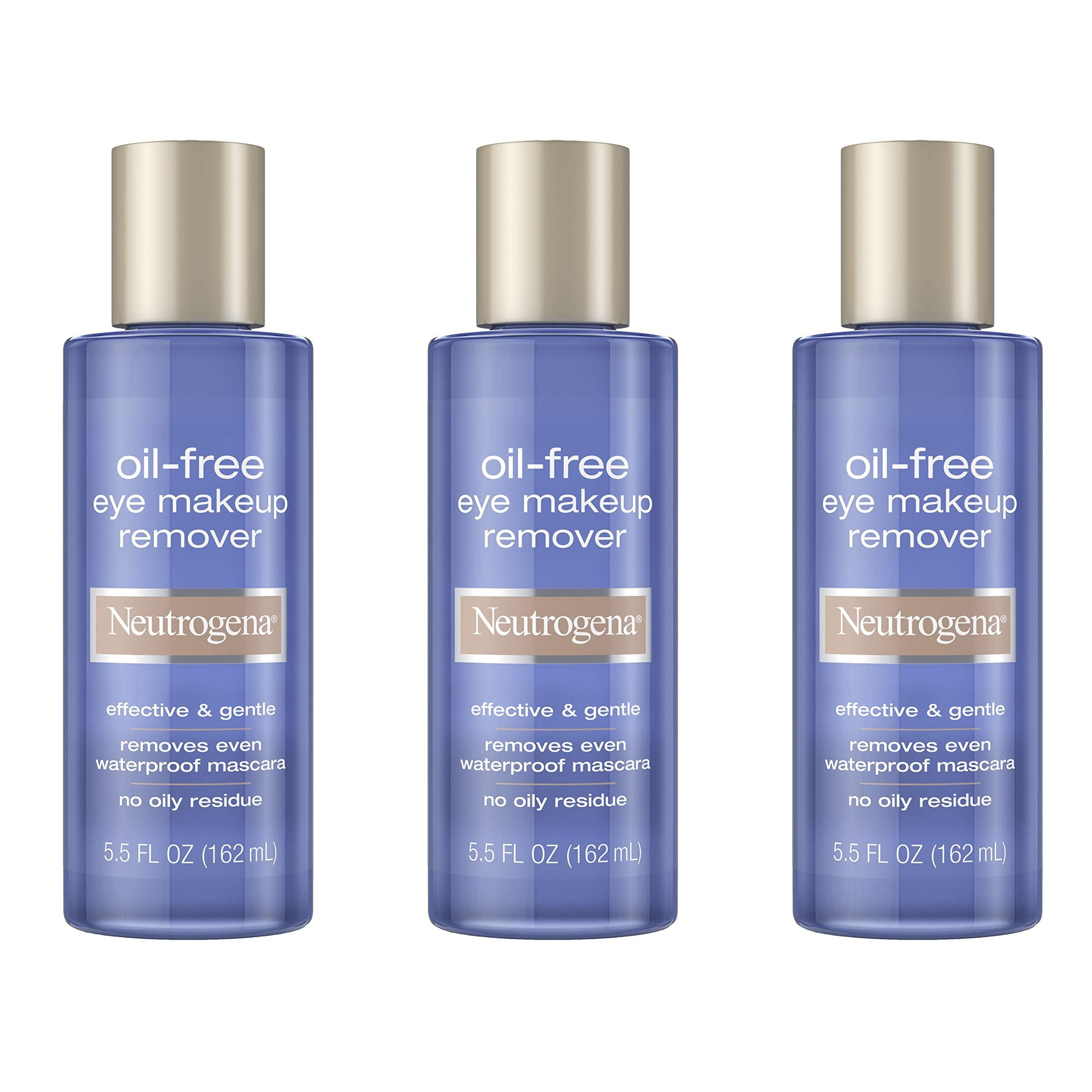 Neutrogena Gentle Oil-Free Eye Makeup Remover & Cleanser for Sensitive Eyes, Non-Greasy Makeup Remover, Removes Waterproof Mascara