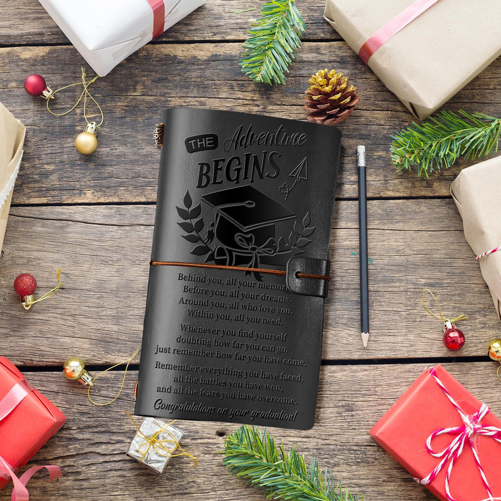 PRSTENLY Graduation Leather Journal