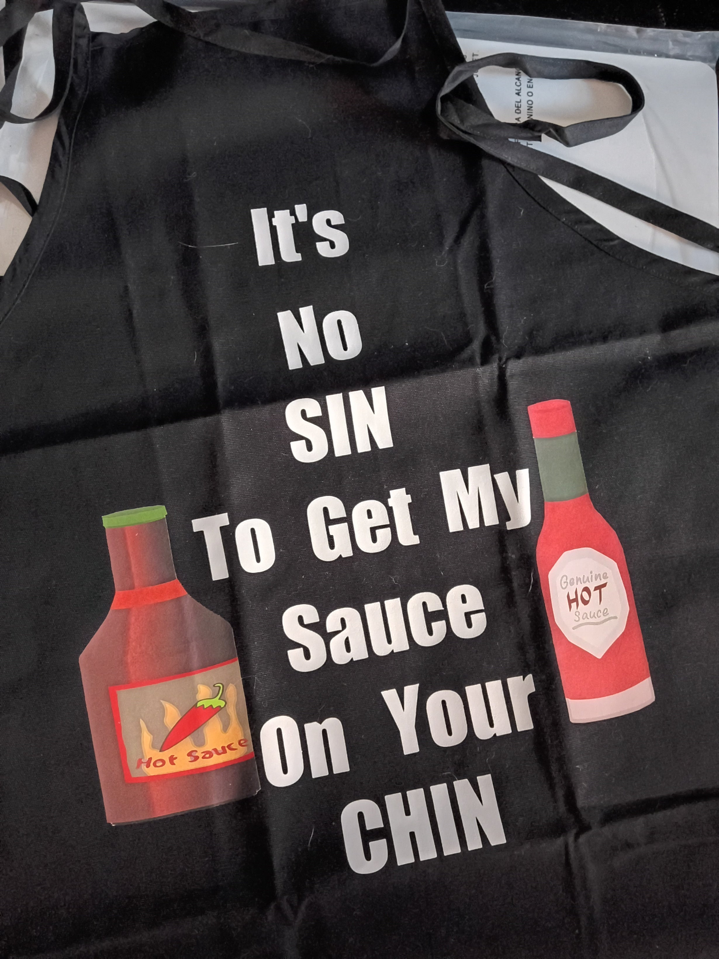 BBQ Cooking Apron Funny Quote Gift for him Gift for Birthday