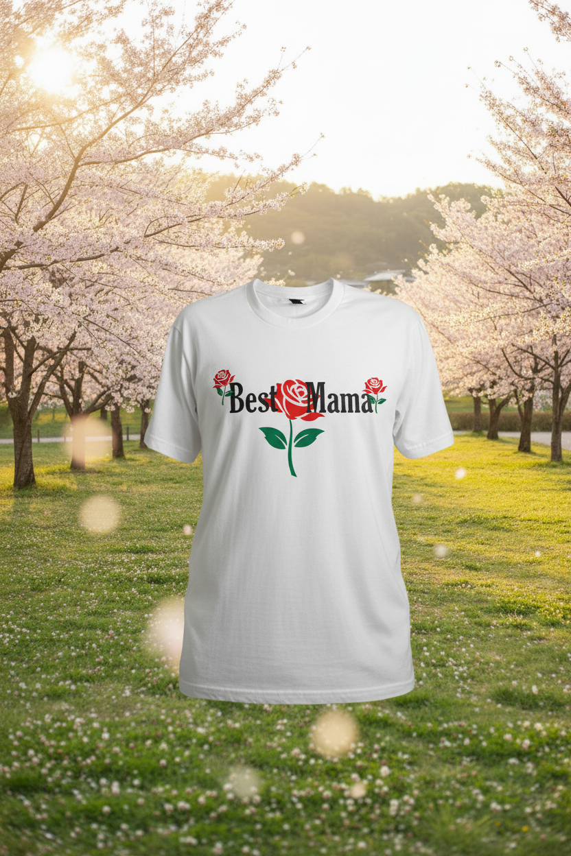 Best Mama T-shirt Spring Composite