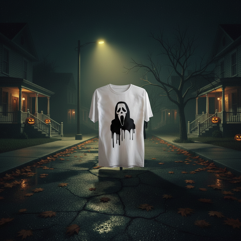 Ghostface Tshirt fun horror gift