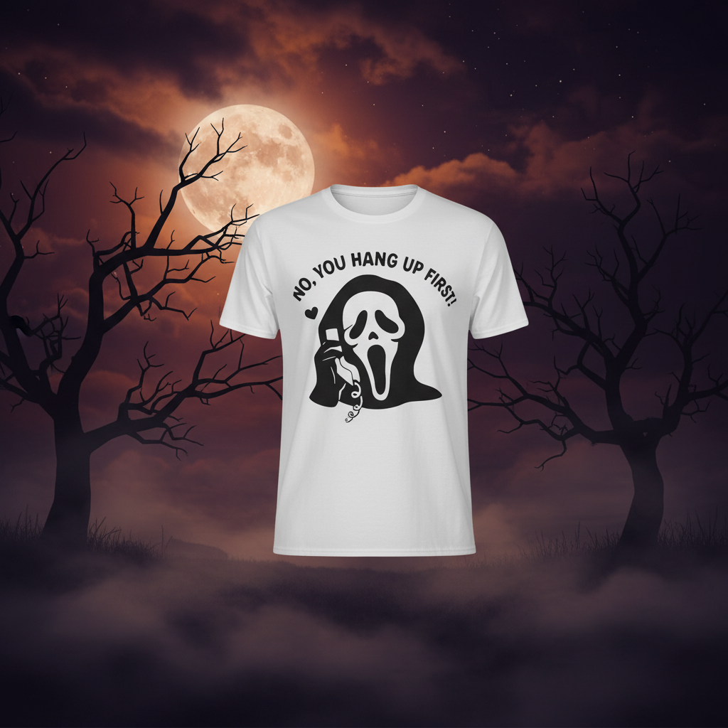 Ghostface Halloween Moonlight Scene