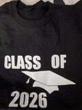 Class of 2026 Tshirt for Graduates